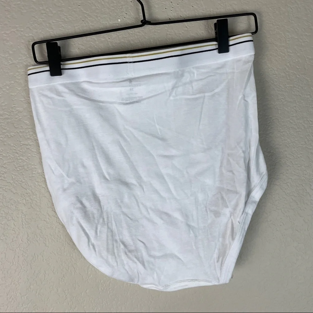 Men’s Stafford White Brief Underwear Size 36 HTF